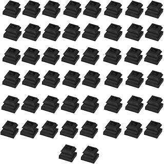 Sidasu Iron Baluster Shoes Baluster with Screw Iron Baluster Flat Angle Shoes for 1/2" Square Iron Balusters 50 Pack