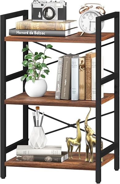Yoobure 3 and 4 and 5 Tier Bookshelf for Office Home, Small Spaces