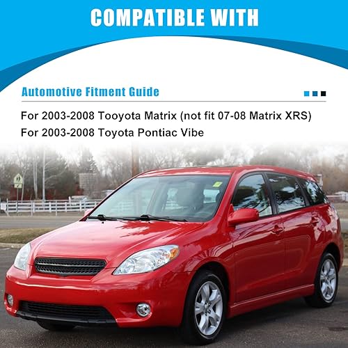 Miniatura 7 de CPW Luces antiniebla compatibles con Toyota MatrixPontiac Vibe 2003, 2004, 2005, 2006, 2007 y 2008, luces antiniebla de conducción + interruptor +