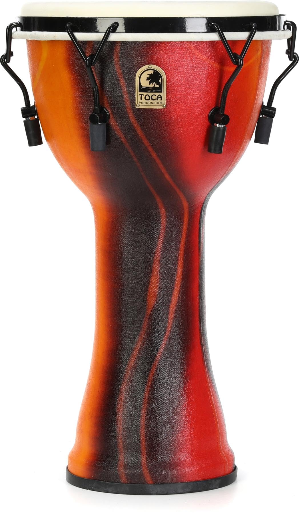 Toca SFDMX-10F Freestyle Djembé accordage à tirants 10'' Fiesta Rouge