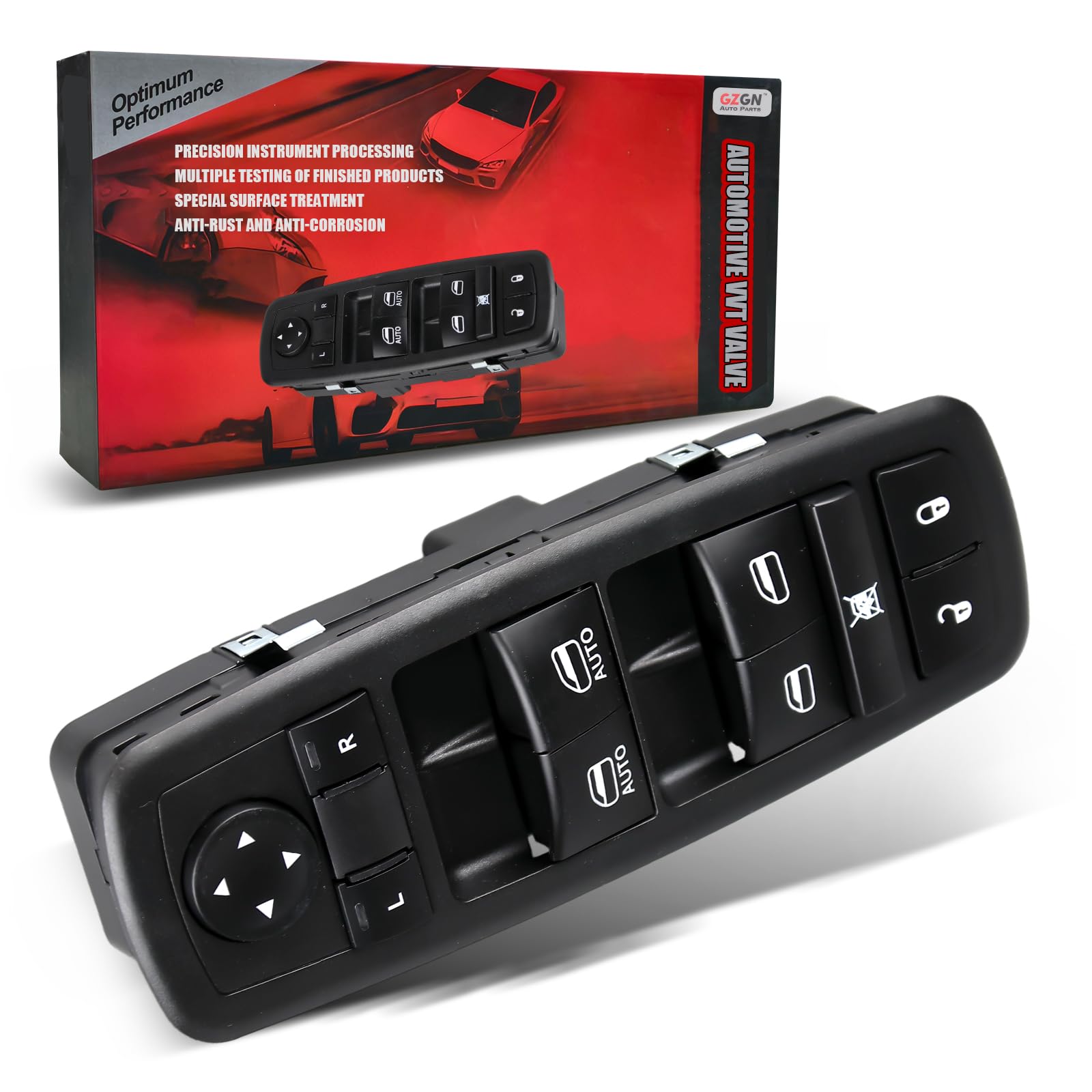 Photo 1 of ***BROKEN, SOLD FOR PARTS*** 68110866AB Driver Side Power Window Switch Compatible with 2013-2015 Ram 2500 3500 4500/5500,2013-2015 Ram C/V, 12-16 Dodge Grand Caravan, 12-15 Chrysler Town & Country 3+9 PINS