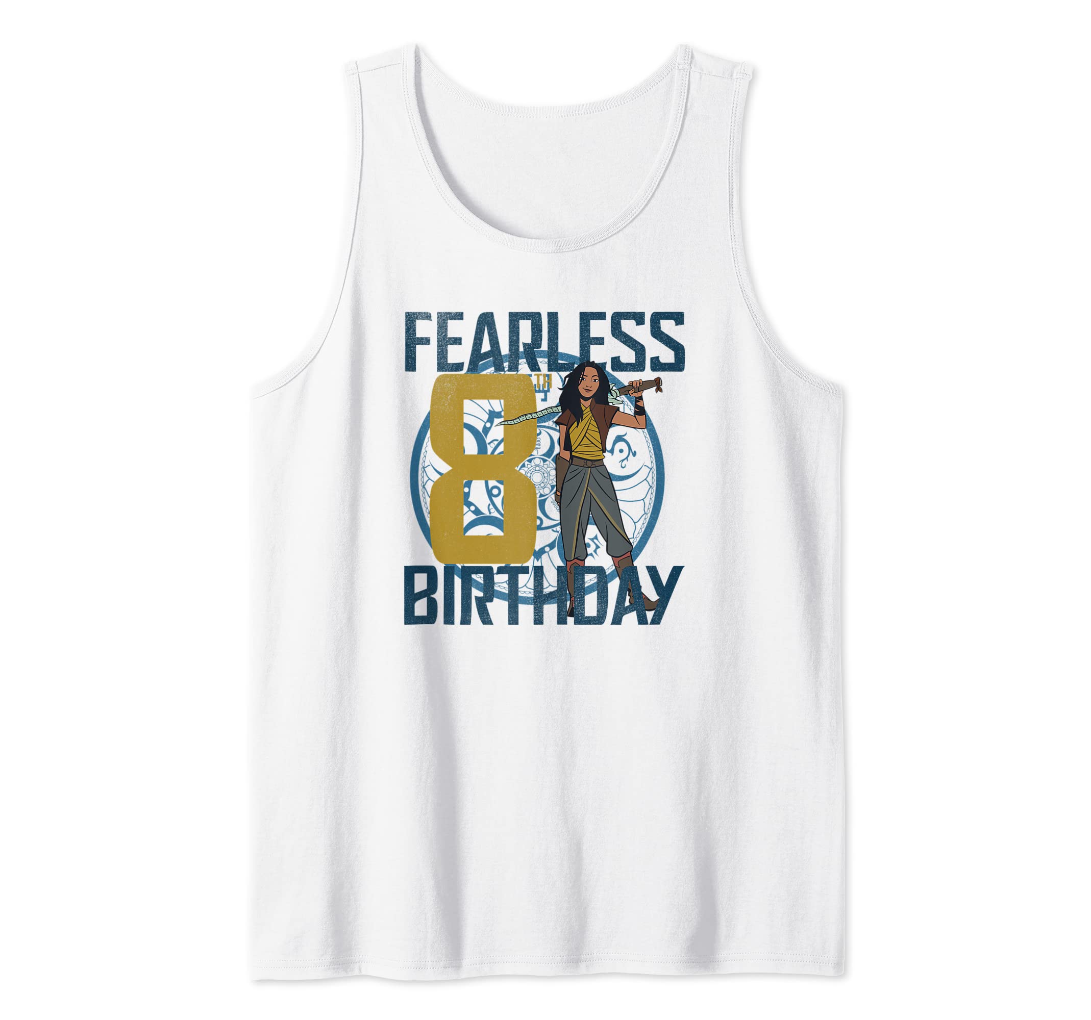 Disney Raya And The Last Dragon Raya Fearless 8th Birthday Tank Top