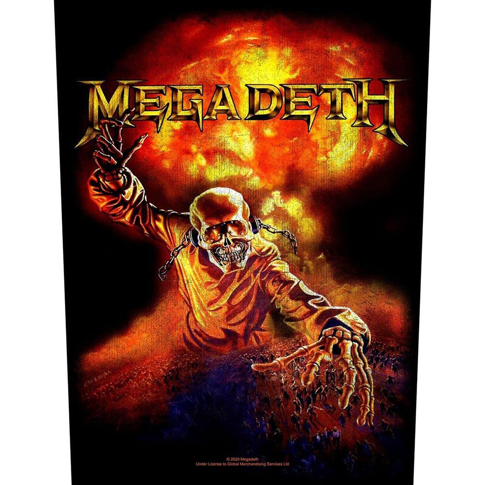 Razamataz Black, Red Megadeth # 1 Ed Repka 36 X 29 Cm Sew-On Patch