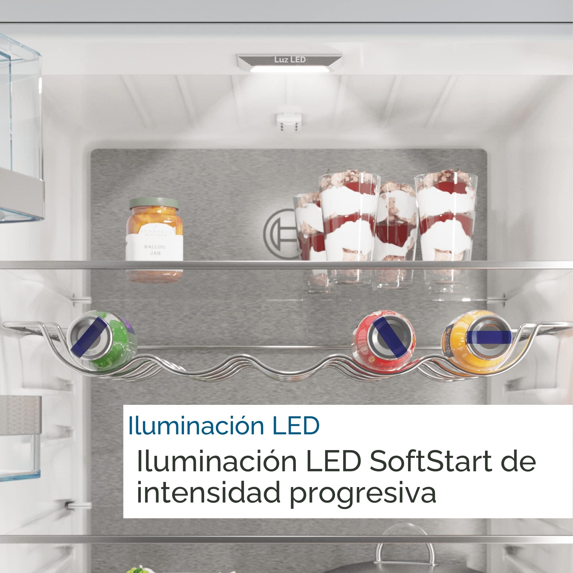 Bosch KGV39VLEAS Serie 4, nevera combinada independiente, LowFrost, cajones VitaFresh, luz LED, acero, 201 x 60 cm