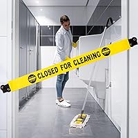 Vista 6 de Barydat Letrero de nailon con extremos magnéticos, letrero de nailon para limpieza en progreso, con ventosa, 2 unidades, con ventosa, para puerta