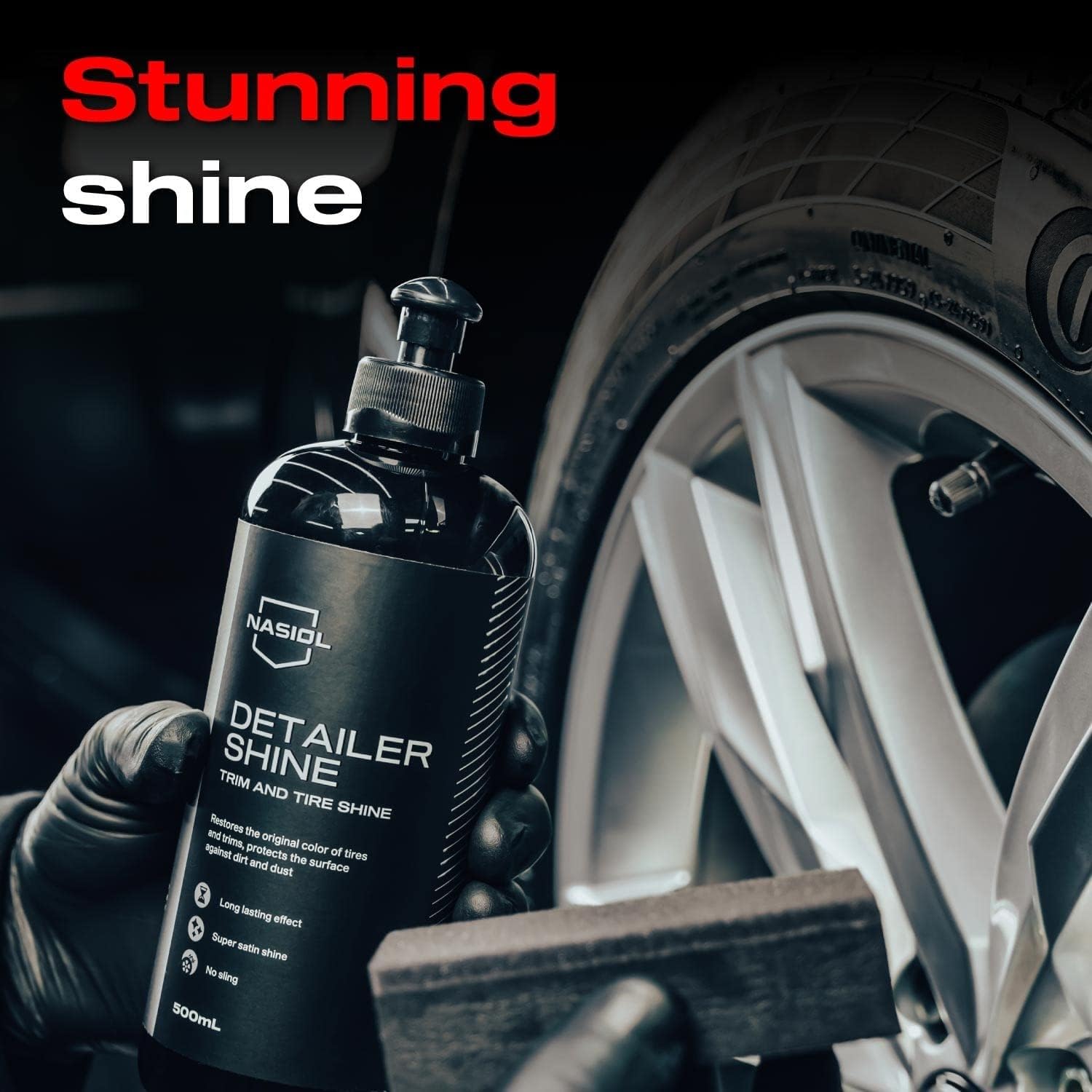 NASIOL - Detailer Shine - Środek do czyszczenia i nabłyszczania opon 5L