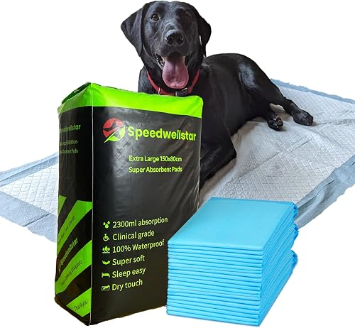 20 Extra Large Dog Toilet Training 1500 x 800 mm 2300 ml Wee Pads Puppy Pet Absorbent Mat