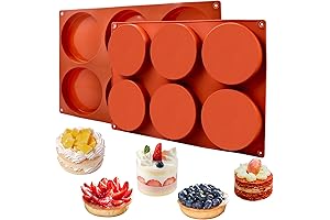 2 Pack 4 inch Round Baking Mold