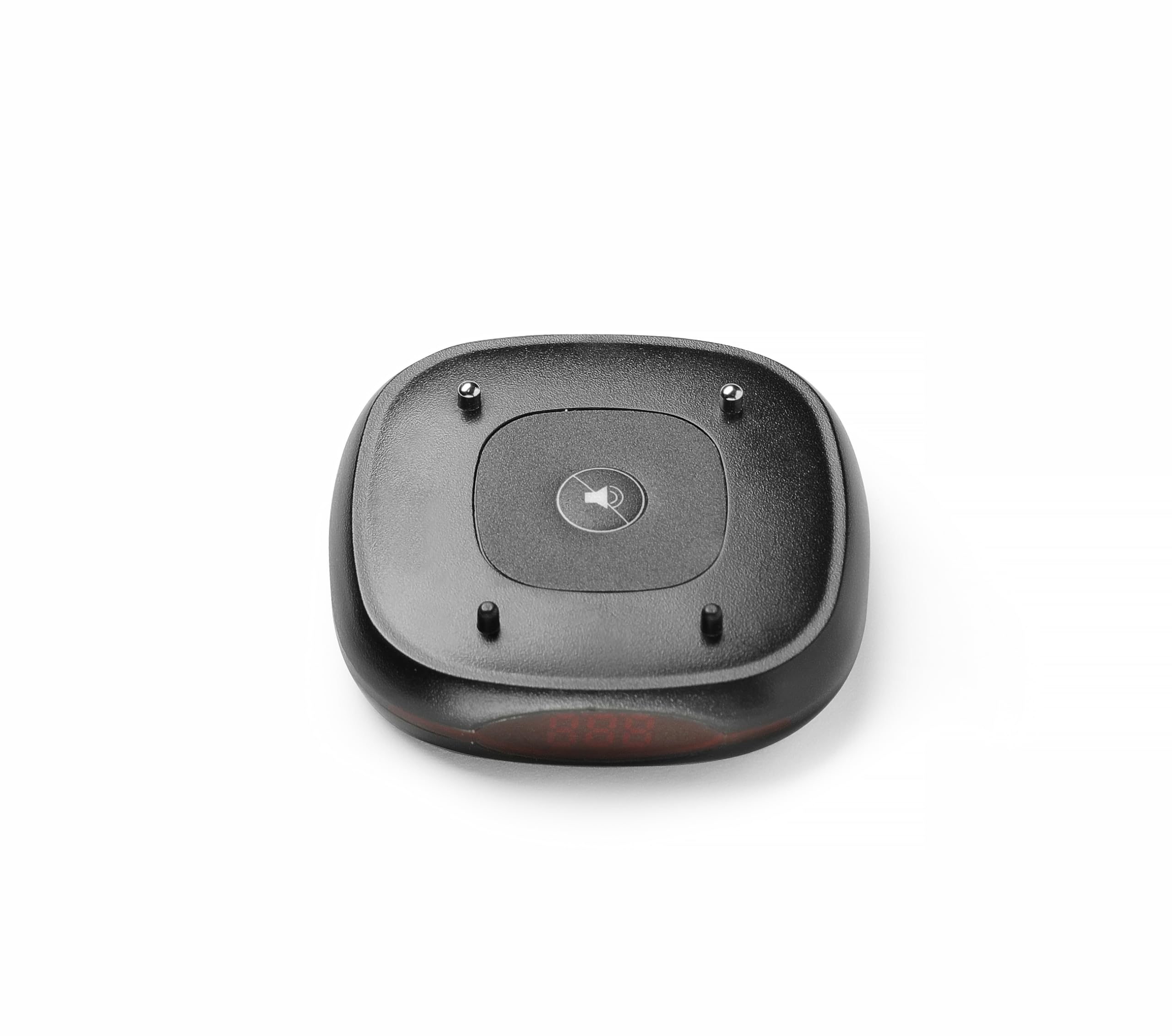 HENDI Bipeur Restaurant, Système d’Appel sans fil, Set de 10 Bipeurs avec Station de Charge, Notification par Vibration/Son/Lumière LED, Compatible avec HENDI 201633, 80x80x(H)100mm, ABS