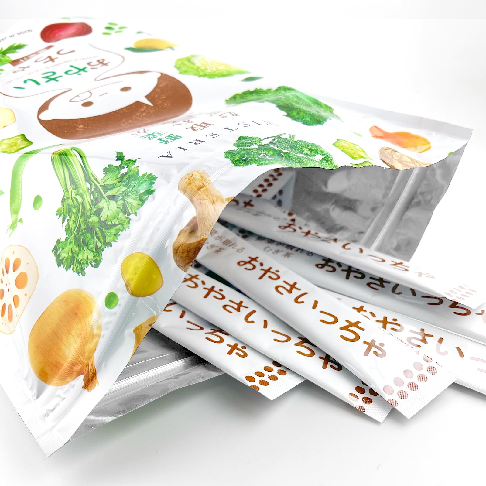 Amazon.co.jp: おやさいっちゃ, 野菜不足対策の粉末麦茶, 食物繊維,39