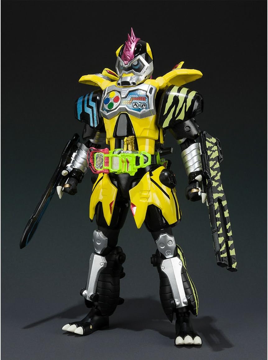 Tamashii Nations S.H. Figuarts Kamen Rider Lazer Hunter Bike Gamer Level 5 "Kamen Rider Ex-Aid" Action Figure