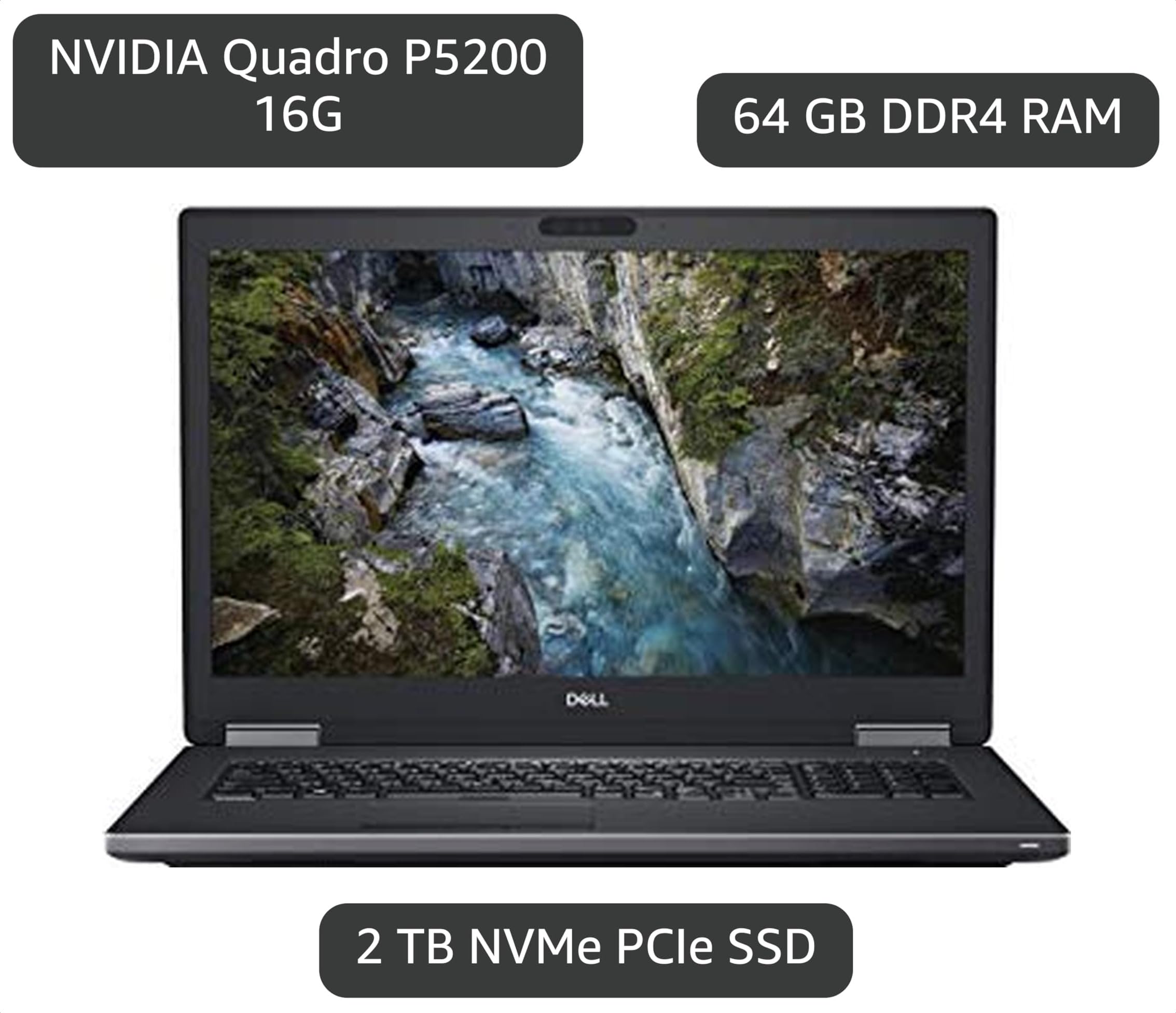 Amazon.com: DELL Precision 17 7730 i7-8850H 64GB 2TB PCIe SSD 17.3