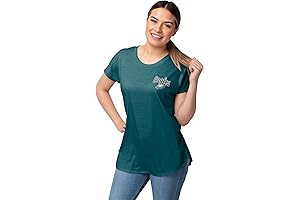 FOCO Women's Eagles Team Logo Fashion Tunic Top