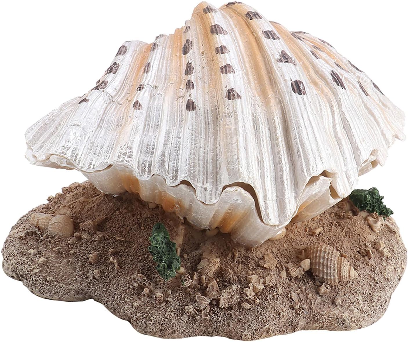 Fydun Fish Pearl Bubbler Decor, Aquarium Coral Aerating Decoration, Action Ornament, Air Stone Bubble for Shell Decor