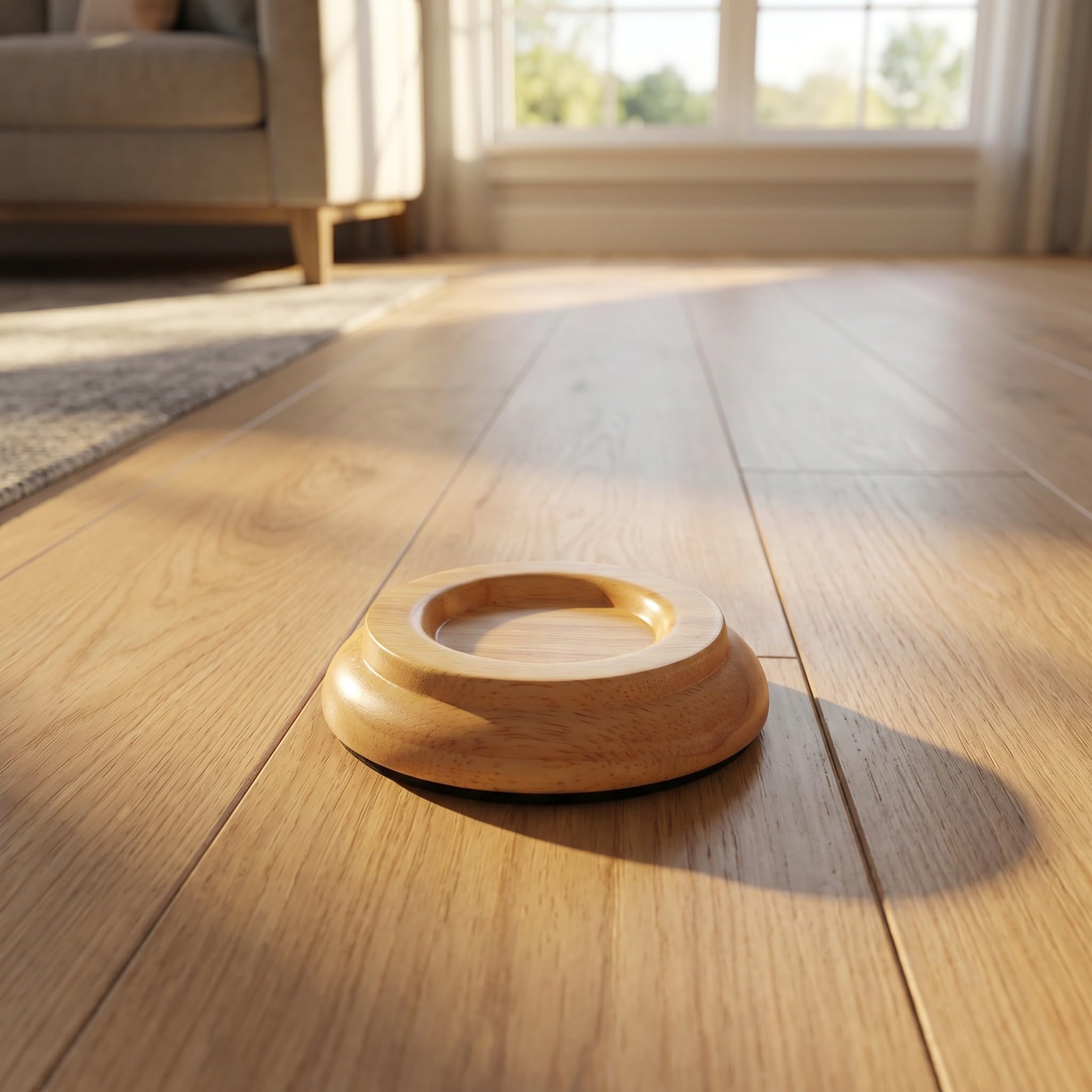 Operitacx 8pcs Patins en Bois et Eva pour Piano Droit et Piano à Queue Antivibrations et Antidérapants Protection du Sol pour Appartements et Maisons Multiniveaux