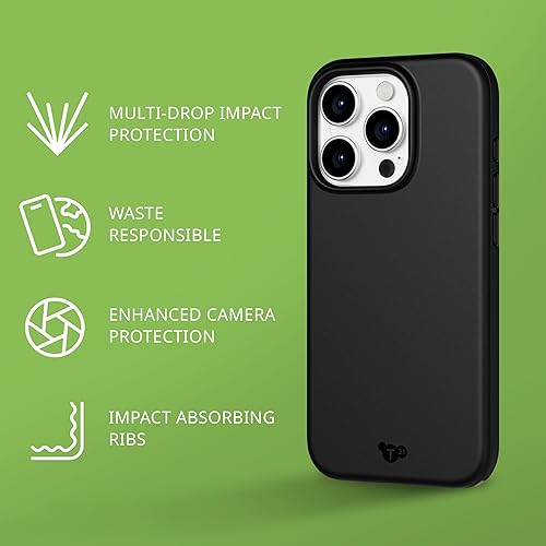 Miniatura 4 de Tech21 Funda EvoLite para iPhone 15 Pro - Funda de protección contra impactos - Negro