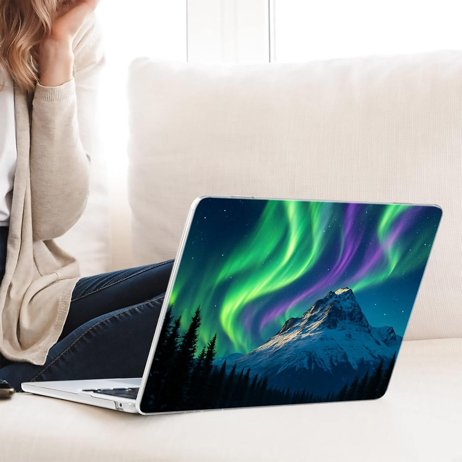 Compatible with MacBook Neo 13-inch, Hard Shell Case with Keyboard Cover and Screen Protector (A3404 A18 Pro chip, 2026 Release) - Aurora MC21279