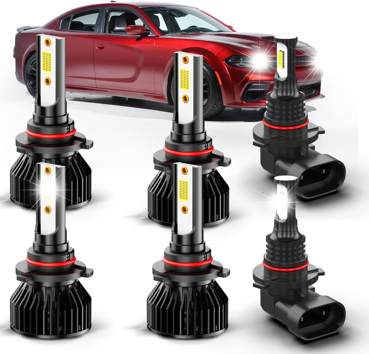 2006 dodge charger fog light bulb 6000K Xenon White LED H10 Fog Light Bulbs For Dodge Charger 2006 2007 2008  2009 main image 0