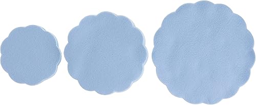 Miniatura 5 de Hagerty - Juego de 48 separadores de platos porcelana fina 48 unidades color azul