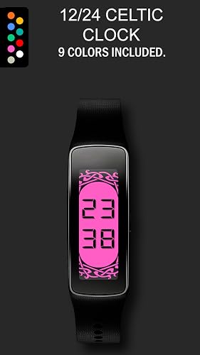 24/12 Celtic Gear Fit Clock #TOP2
