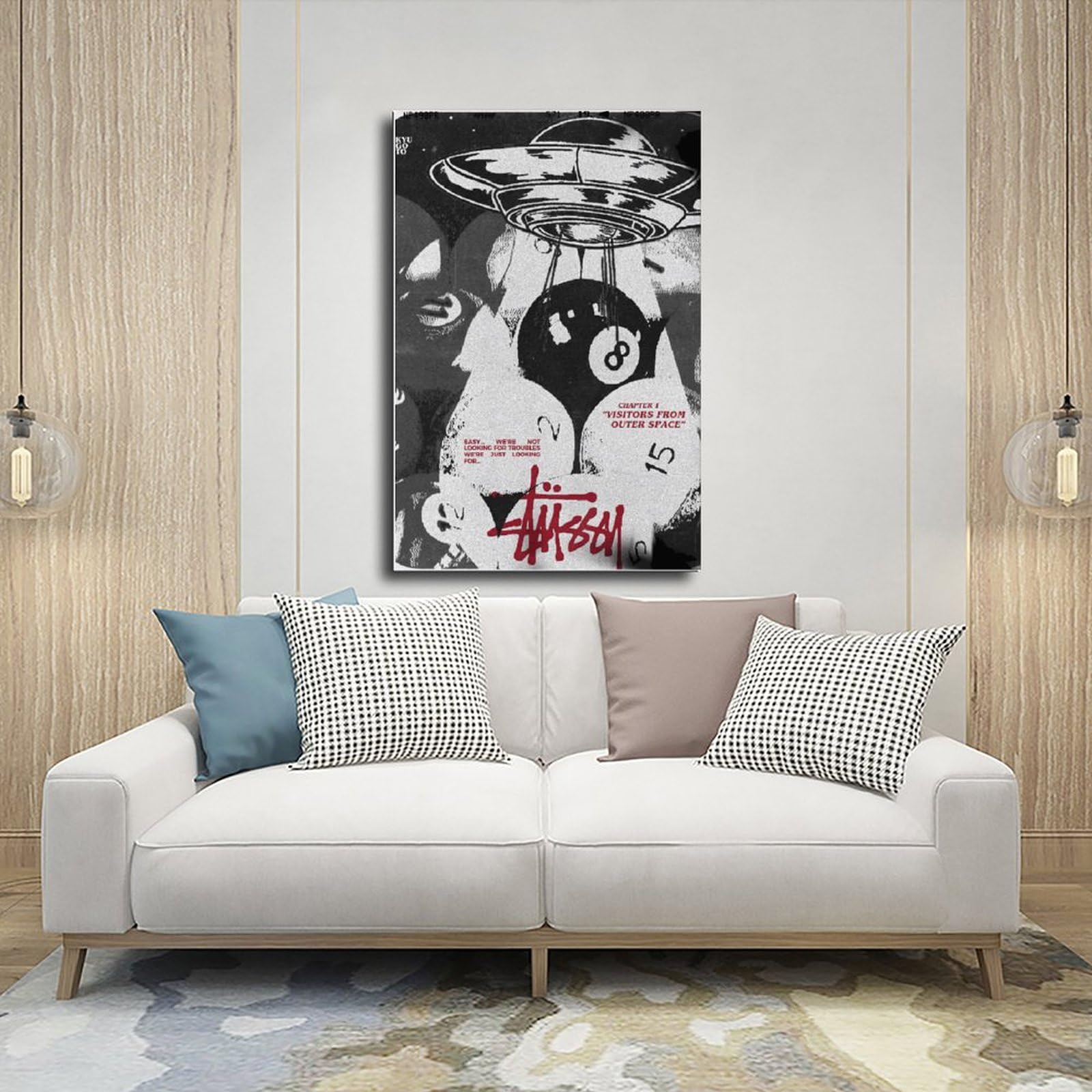 System Of A Down Poster 30x45cm - Vintage Leinwand Druck Für Wohnzimmer & Jugendzimmer