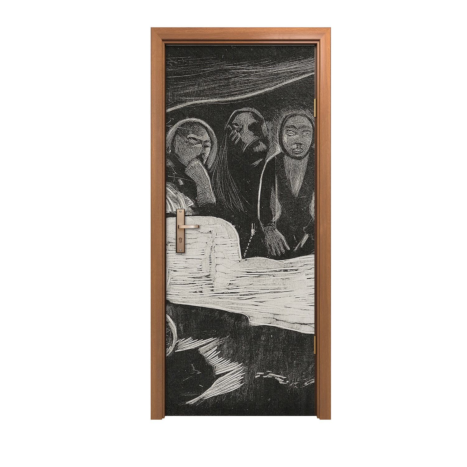 Autocollant de porte mural 90x200cm Gauguin decoration d'interieur design moderne