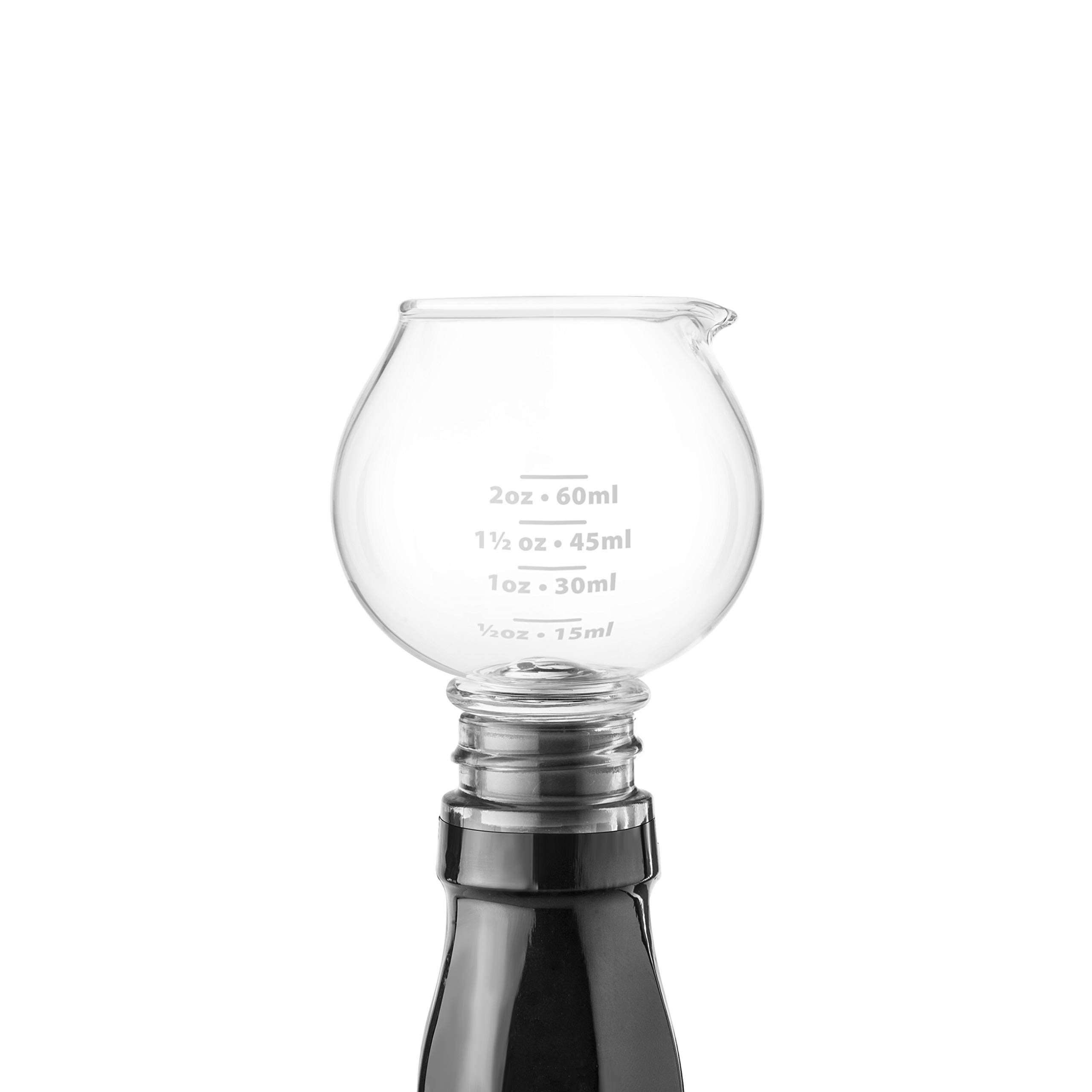 Final Touch Bottle-Top Snifter Jigger Stopper (FTA7041)