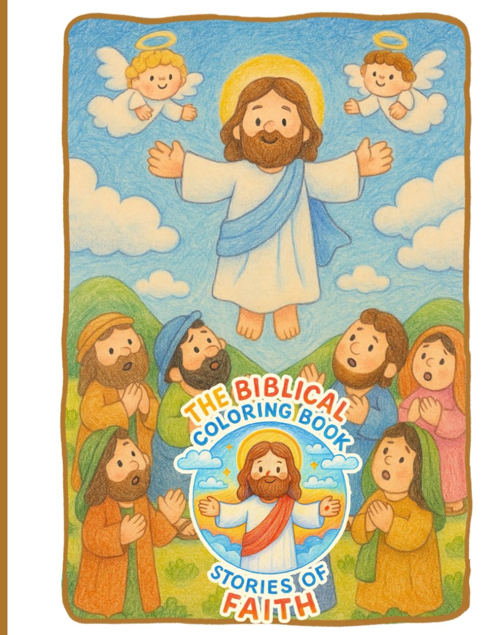 The Biblical Coloring Book: Stories of Faith