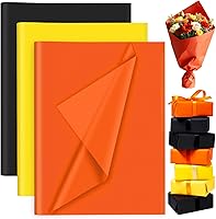 Vista 10 de PLULON 60 hojas de papel de seda marrón a granel, hojas de papel de seda para envolver regalos, papel de seda para embalaje, para regalos