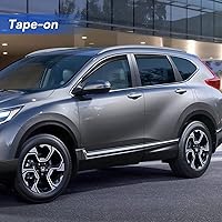 Vista 42 de Viseras de ventana in-Channel, protectores contra la lluvia para 2011-2023 Dodge Charger, visores de ventilación de ventana con deflectores