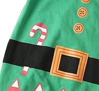 Vista 3 de Newborn Infant Toddler Unisex Baby Holiday Elf Short-Sleeved Costume Romper and Hat 2pcs