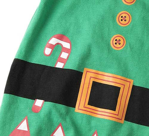 Miniatura 3 de Newborn Infant Toddler Unisex Baby Holiday Elf Short-Sleeved Costume Romper and Hat 2pcs