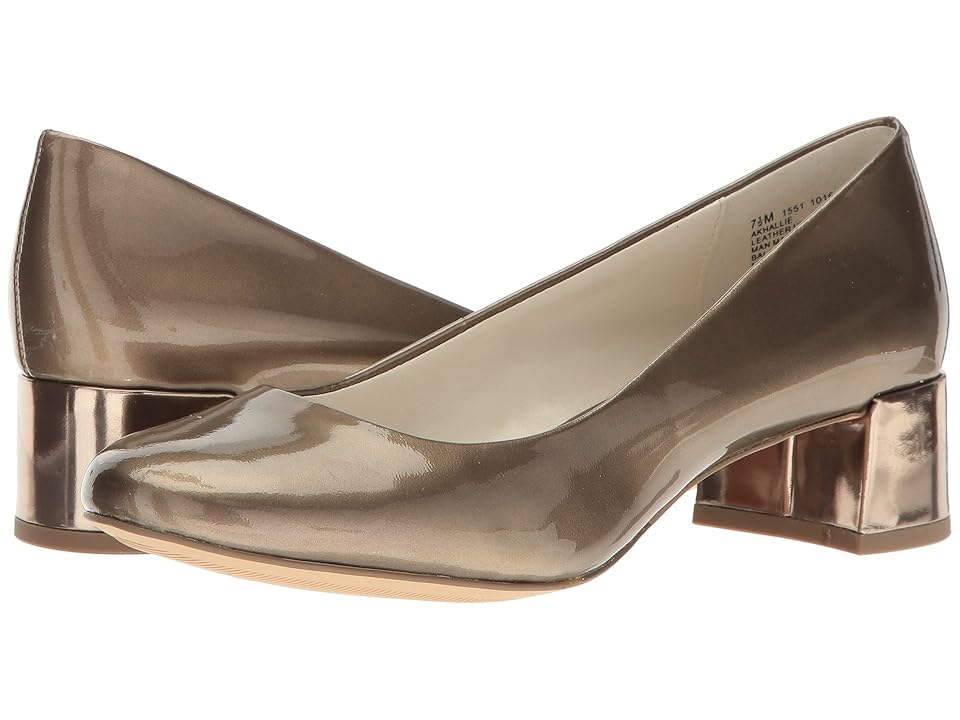 

Anne Klein Hallie (Metallic Taupe Patent) Women's Shoes