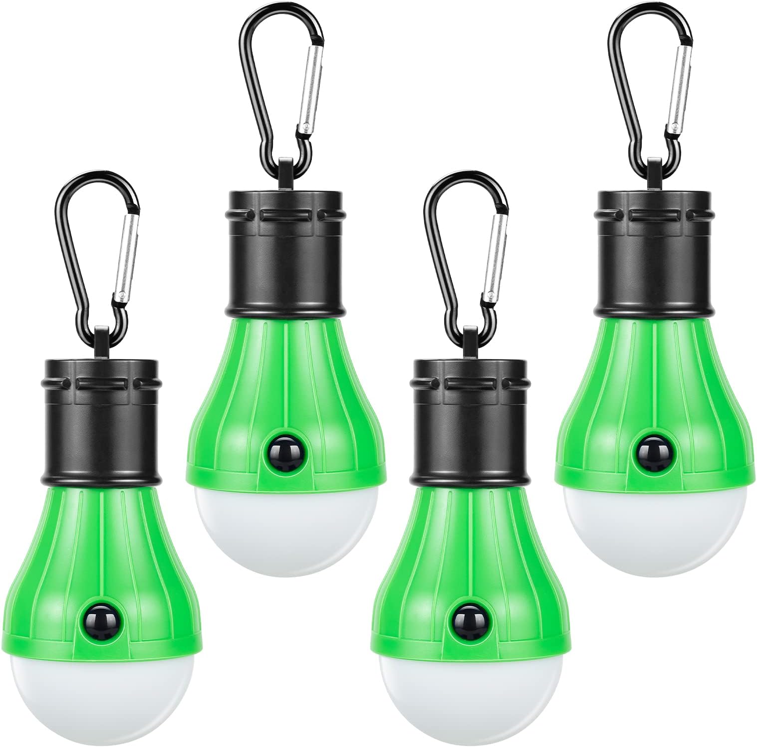 Doukey Portable Camping Lanterns [4 Pack] LED Tent Lanterns Emergency Light for Backpacking, Hiking, Hurricane Outage