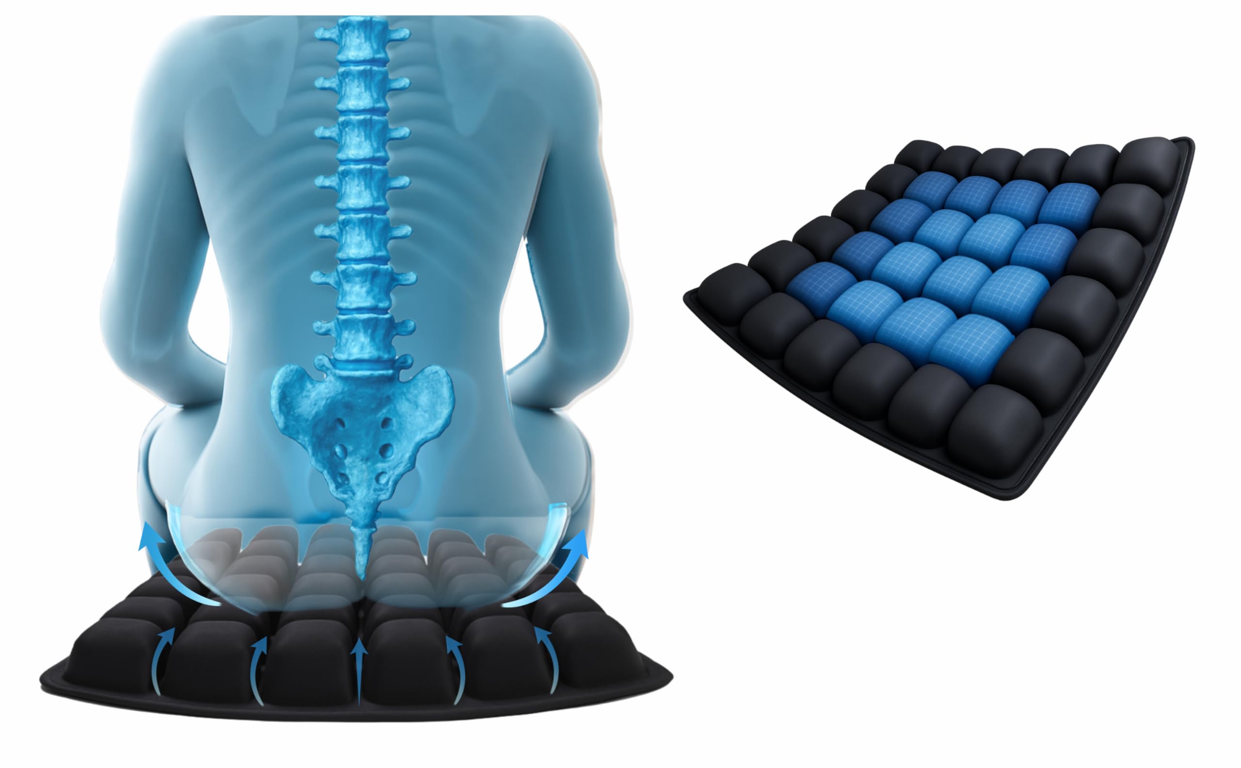 Amazon.com: ZAVREN 36-Cell Air Bubble Inflatable Seat