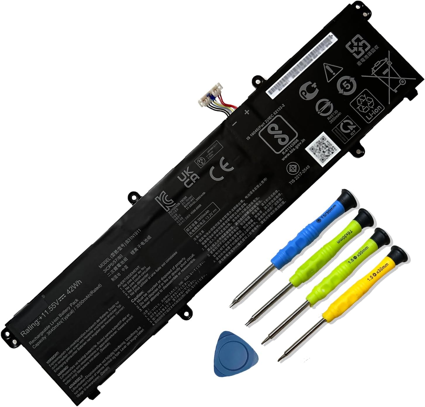 Baterija za laptop Asus VivoBook Flip 14 TM420IA / X421 / Typ B31N1911
