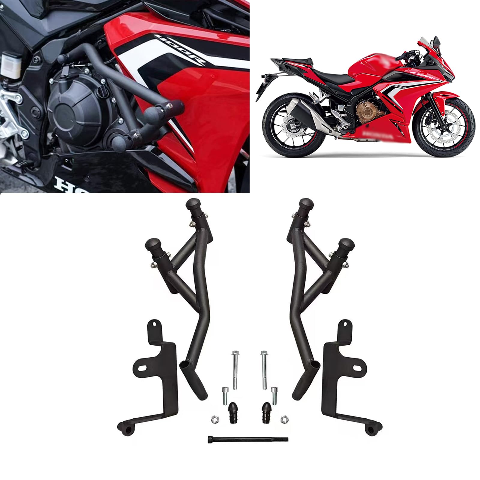 Amazon | FOR CBR400R CBR 400R cbr400r 2021-2024 オートバイガード