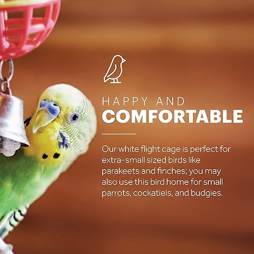 Miniatura 2 de Prevue Productos para mascotas Jaula para aves Blanca