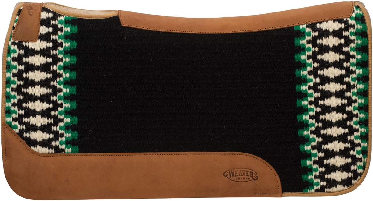 New Zealand Wool Saddle Pads, 31" x 32" Green