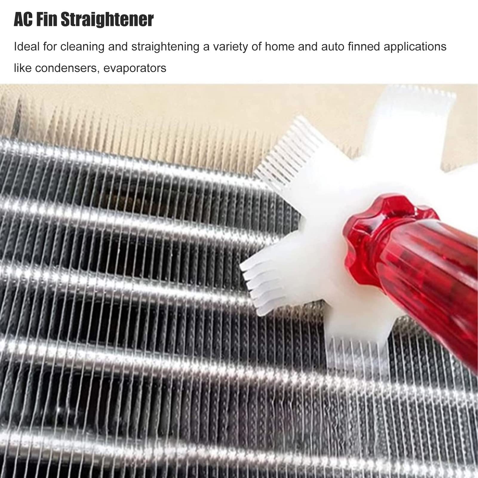 Klimatyzator Fin Cleaner Ac Fin Grzebień Skraplacz Prostownica Pin Ac Coil Cleaner Air Lodówka Fin Cleaner Naprawa Chłodnicy Parownika Narzędzie Czyste