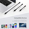 Short USB C Cable[0.3M, 5Pack], 30CM USB A to USB C Cabel 3A Fast Charging Type C Lead compatible for Samsung Galaxy S23 S22 S21 S20 S10 S9 S8 Plus Note 10 9 8, Google Pixel, Xiaomi, Sony