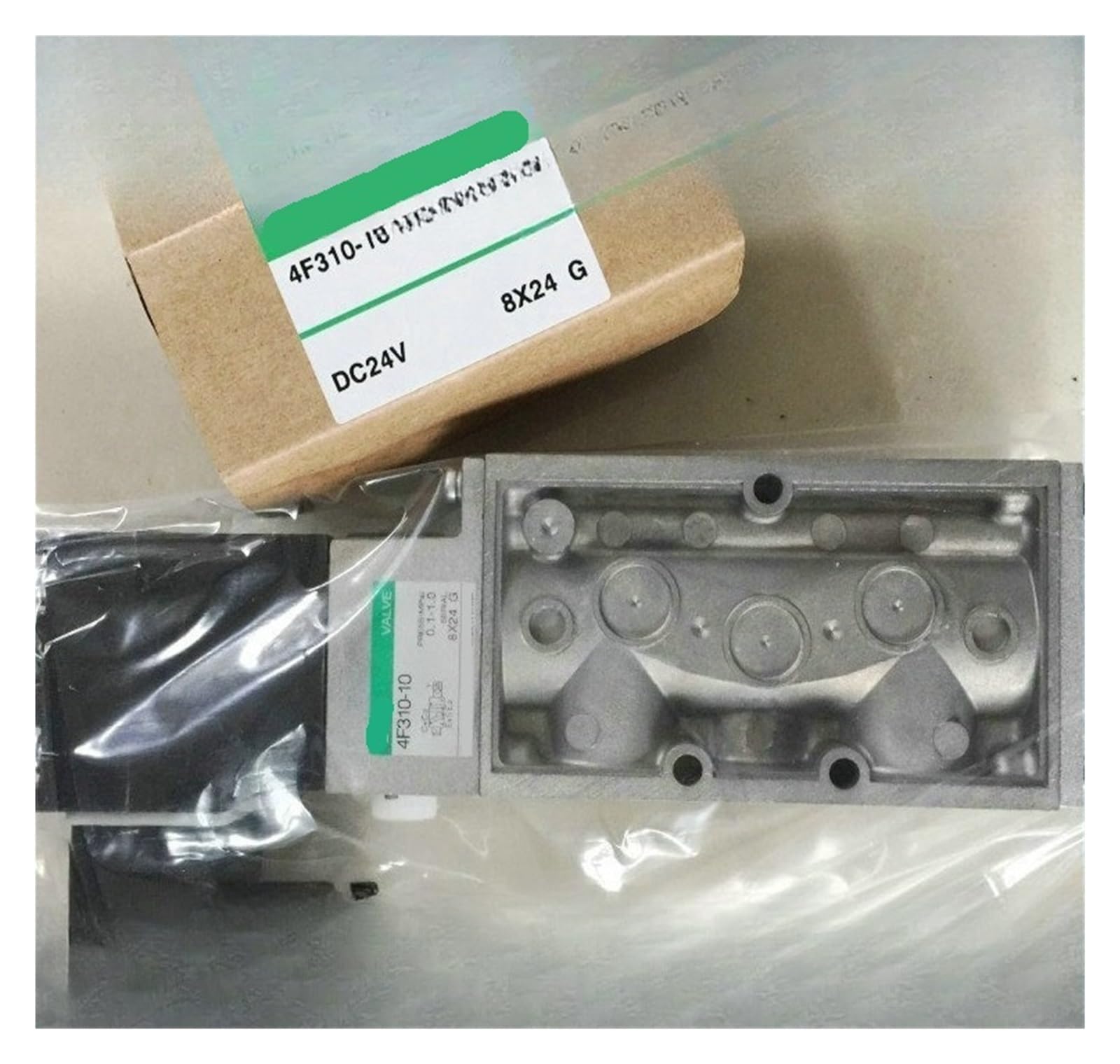 Électrovanne 4F210 distributeur pneumatique et valve de commande DC24V