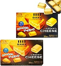 Japan Bake Creamy Cheese Cake Snack 2-Pack - Delicious, Rich Flavor with Three Types of Cheese Cream - Bite-Sized Treats - Soft Melt-In-The-Mouth Texture - Lover's Delight
