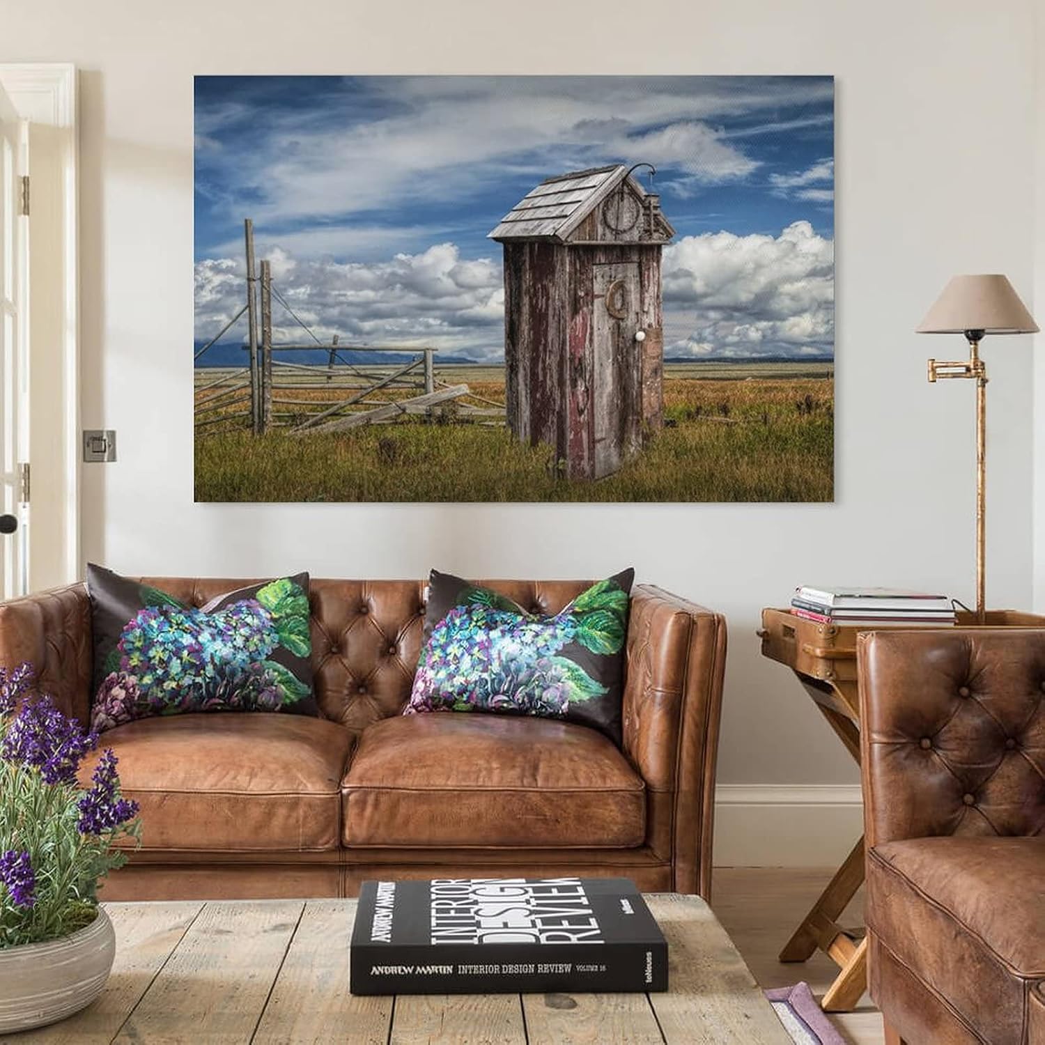 Outhouse Art Outhouse Photo Retro Outhouse Western Landscape Wood Toilet Natural Landscape Still Lif Canvas Wall Art Prints for Wall Decor Room Decor Bedroom Decor Gifts 12x18inch(30x45cm) Unframe-s image 3