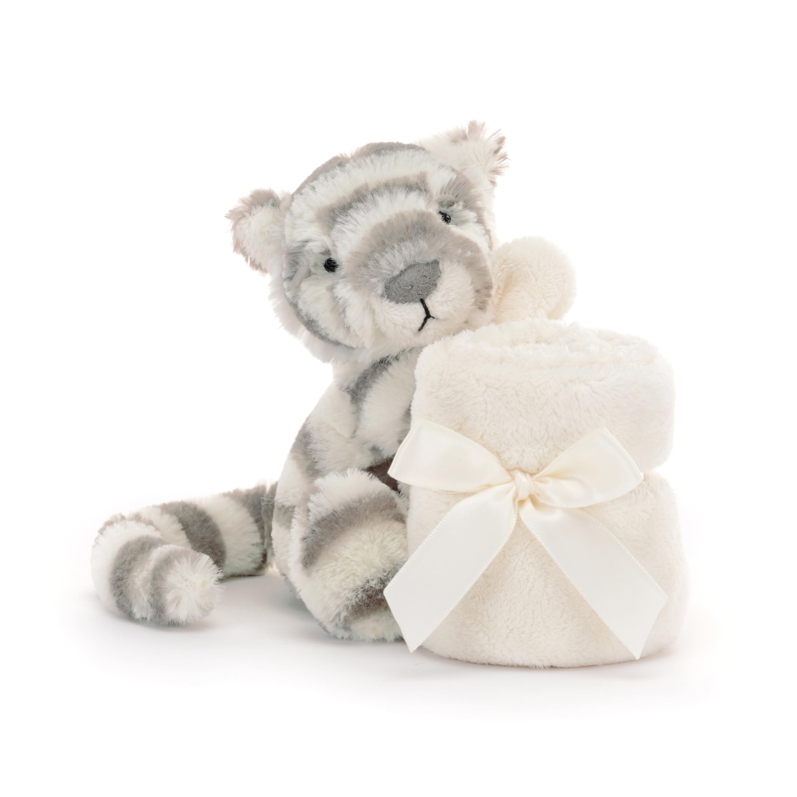 Amazon.co.jp: Jellycat Bashful Snow Tiger Soother ぬいぐるみ 13.5
