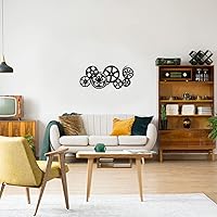 Vista 6 de Moxweyeni Carrete de película de metal, arte abstracto de cine antiguo, decoración contemporánea de cine decorativo, carrete de película para Negro