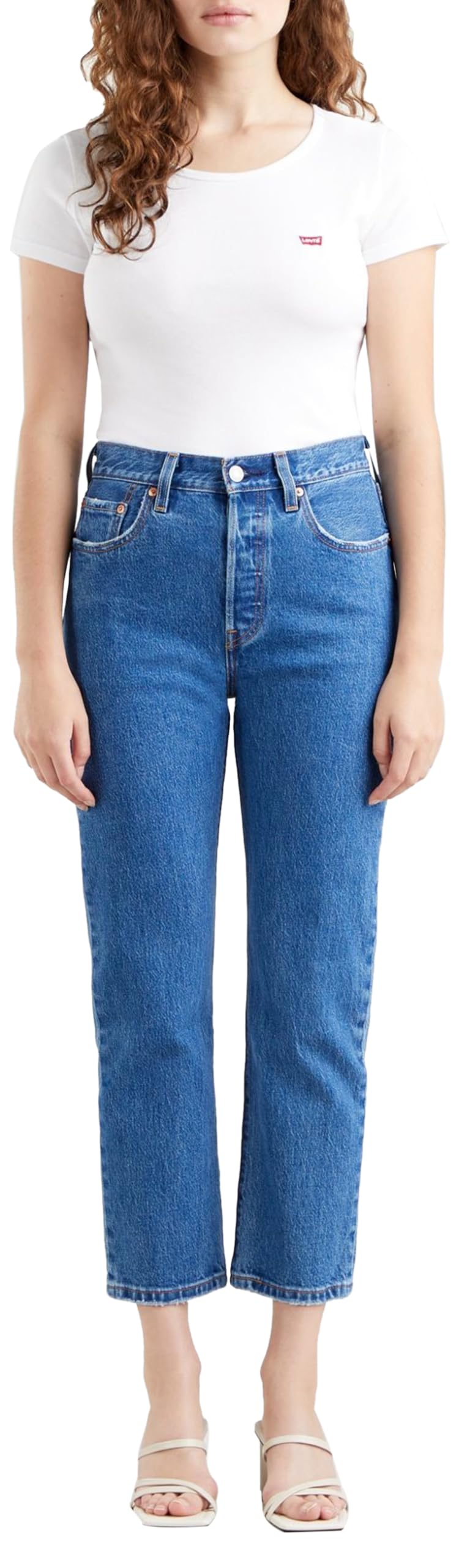 Levi's 501 Crop Jeans Donna