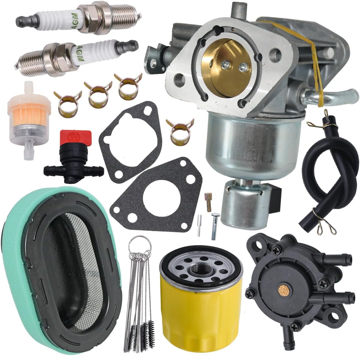 16 853 21-S Carburetor Fit for Kohler 7000 Series KT730 KT735 KT740 KT745 Engine Carb Replace 16 853 21S, 32 853-61S, 32 853-47S with Air Filter Oil Filter