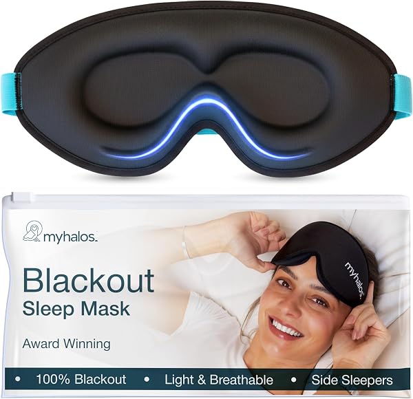 MyHalos 100% Blackout Sleep Mask