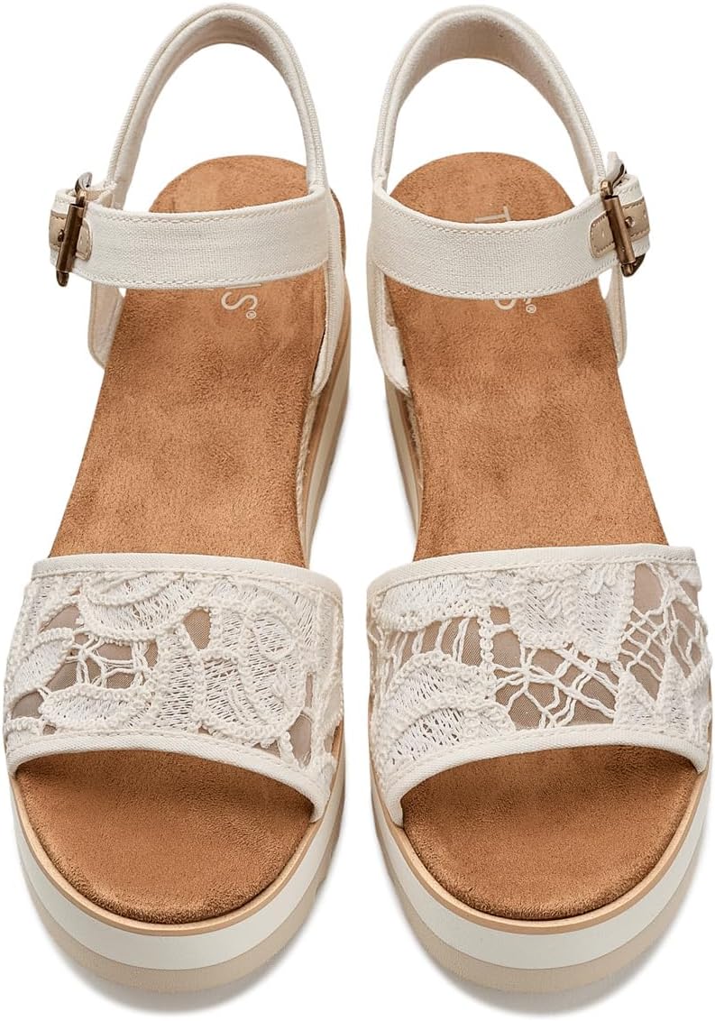 TOMS Women's Diana Sandal Natural, 9 Medium